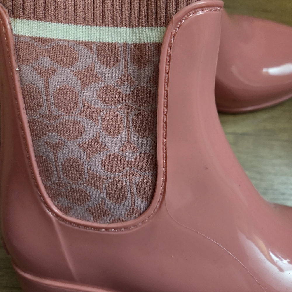 Coach Taffy Rubber Rain Bootie - Picture 8 of 13